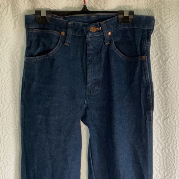 Wrangler classic dark blue denim jeans - Picture 6 of 12